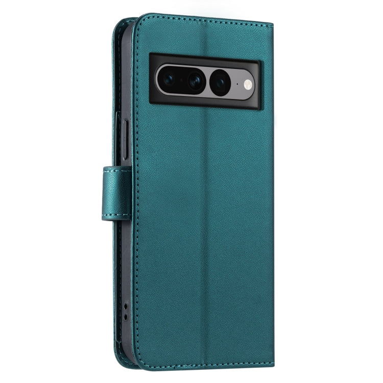 For Google Pixel 7 Pro Ring Buckle Rhombic Leather Phone Case