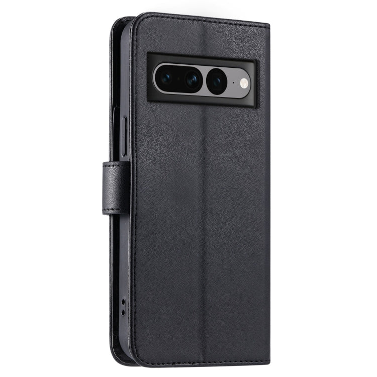 For Google Pixel 7 Pro Ring Buckle Rhombic Leather Phone Case