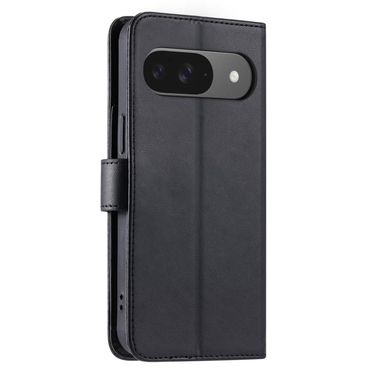 For Google Pixel 9 / 9 Pro Ring Buckle Rhombic Leather Phone Case