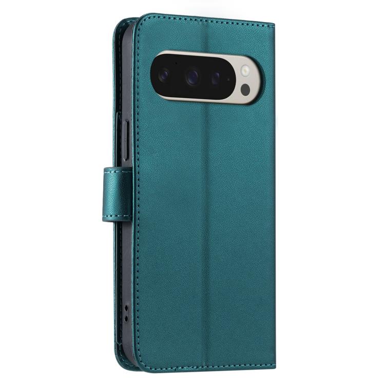 For Google Pixel 9 Pro XL Ring Buckle Rhombic Leather Phone Case