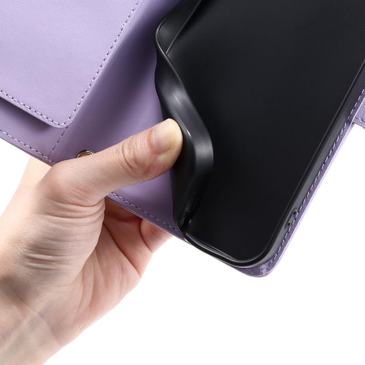For Google Pixel 9 Pro XL Ring Buckle Rhombic Leather Phone Case