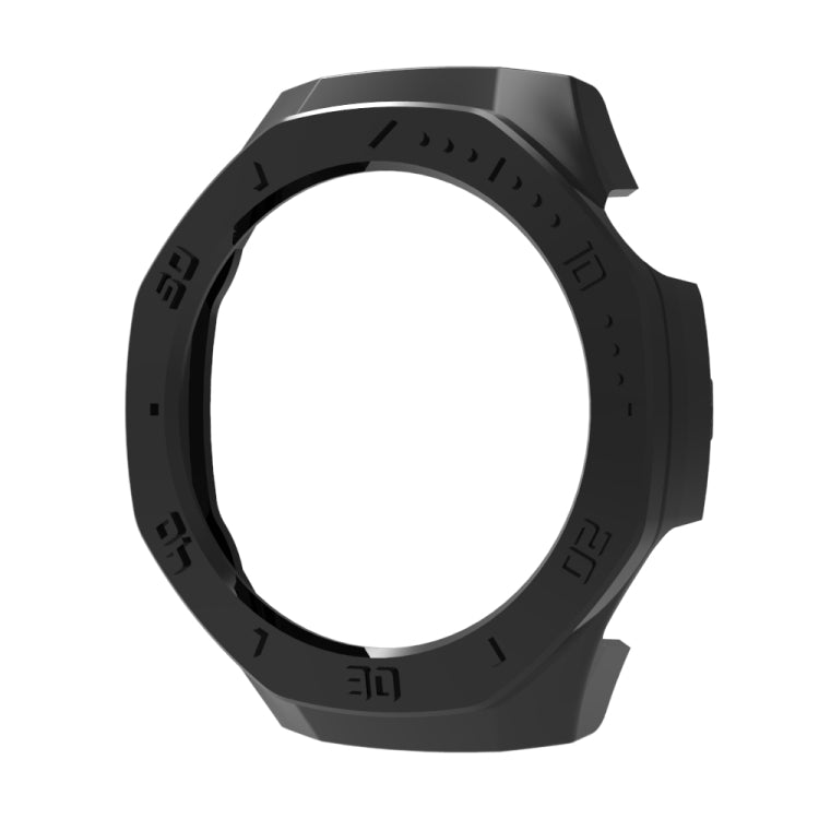 For Huawei Watch GT 5 Pro 46mm Half Coverage Hollow PC Watch Protective Case with Scale