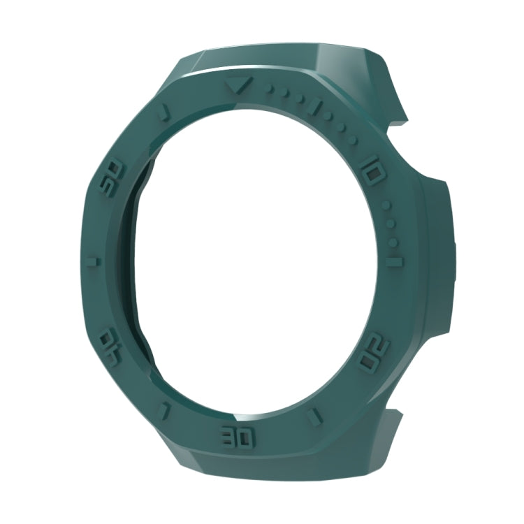 For Huawei Watch GT 5 Pro 46mm Half Coverage Hollow PC Watch Protective Case with Scale