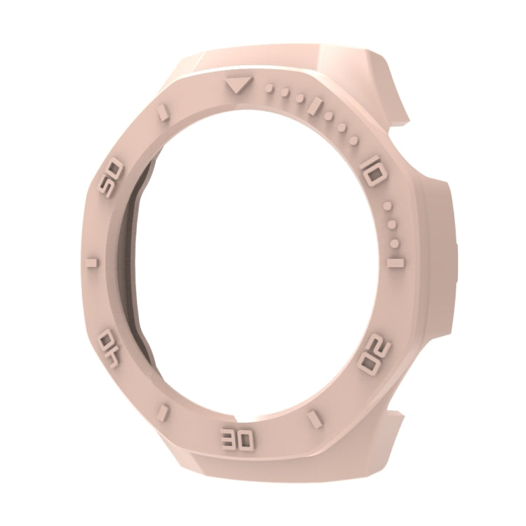 For Huawei Watch GT 5 Pro 46mm Half Coverage Hollow PC Watch Protective Case with Scale