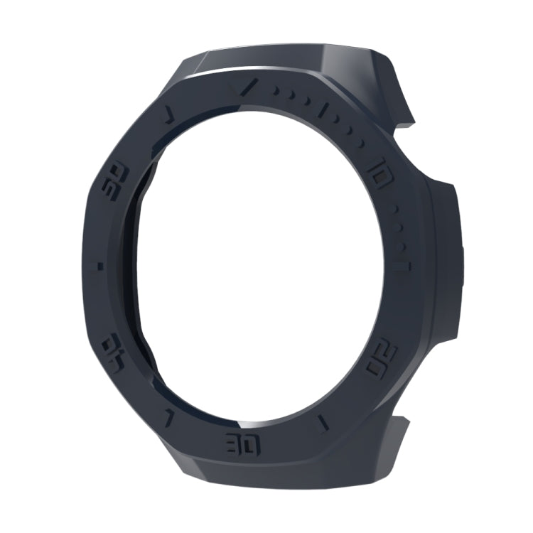 For Huawei Watch GT 5 Pro 46mm Half Coverage Hollow PC Watch Protective Case with Scale