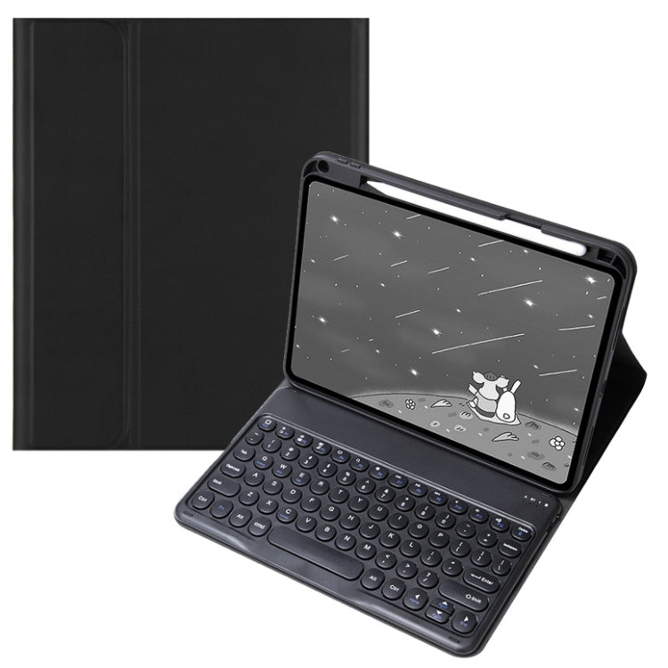 For Infinix Xpad 11 inch Candy Color Round Keys Bluetooth Keyboard Leather Case