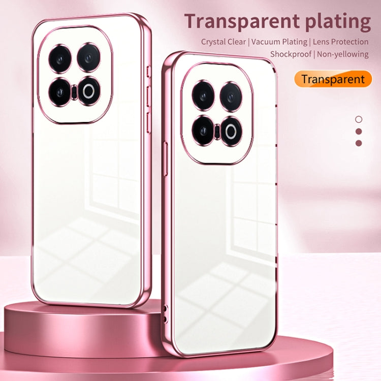 For vivo iQOO 13 Transparent Plating Fine Hole Phone Case
