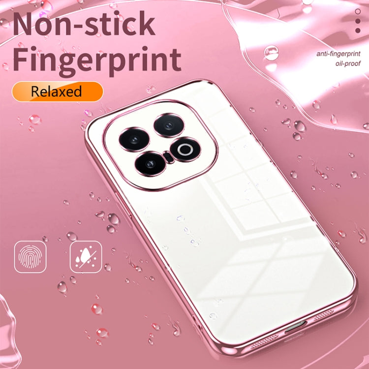 For vivo iQOO 13 Transparent Plating Fine Hole Phone Case