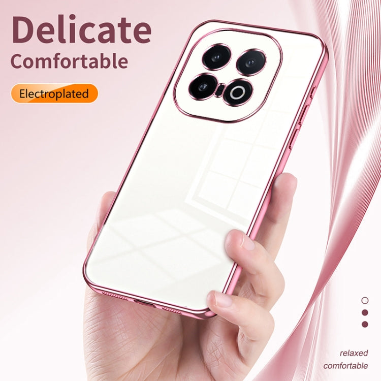 For vivo iQOO 13 Transparent Plating Fine Hole Phone Case