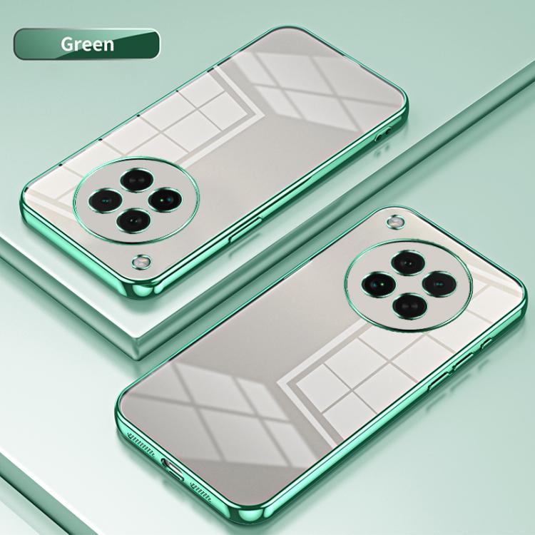 For OPPO Find X8s Transparent Plating Fine Hole Phone Case