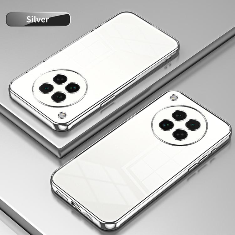 For OPPO Find X8s Transparent Plating Fine Hole Phone Case