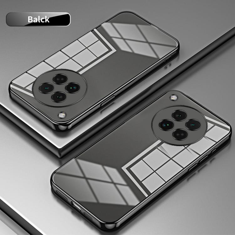For OPPO Find X8s Transparent Plating Fine Hole Phone Case