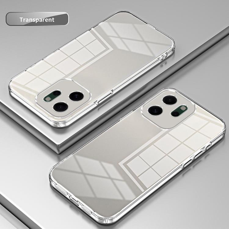 For OPPO Reno14 F 5G Global Transparent Plating Fine Hole Phone Case