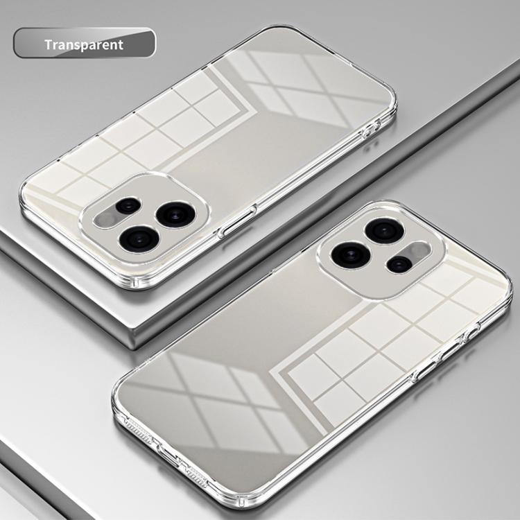 For OPPO Reno15 5G Global Transparent Plating Fine Hole Phone Case