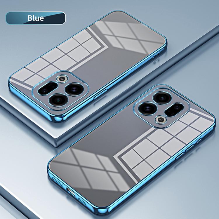 For OPPO Find X9 Transparent Plating Fine Hole Phone Case
