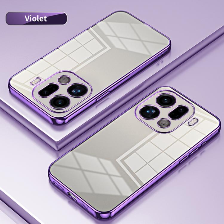 For OPPO Find X9 Pro Transparent Plating Fine Hole Phone Case
