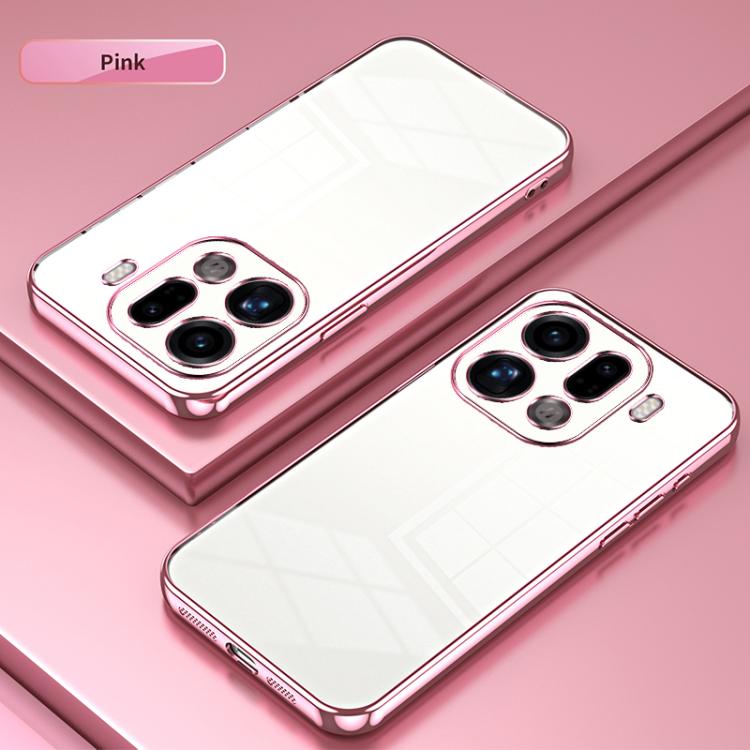 For OPPO Find X9 Pro Transparent Plating Fine Hole Phone Case