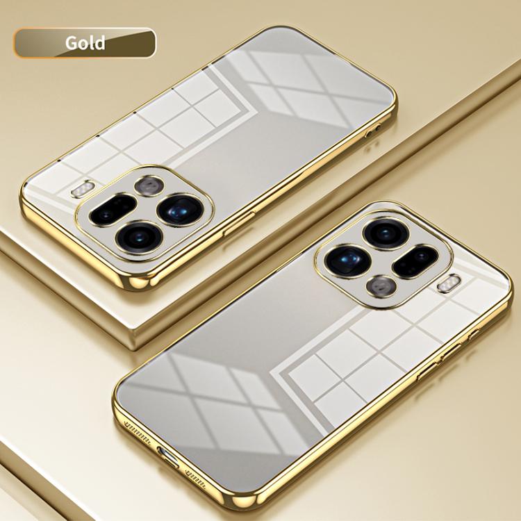 For OPPO Find X9 Pro Transparent Plating Fine Hole Phone Case