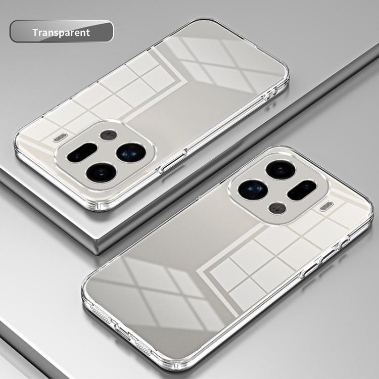 For OPPO Find X9 Pro Transparent Plating Fine Hole Phone Case