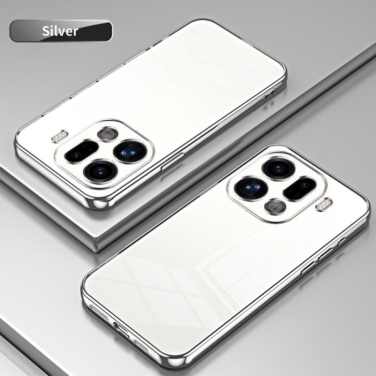 For OPPO Find X9 Pro Transparent Plating Fine Hole Phone Case