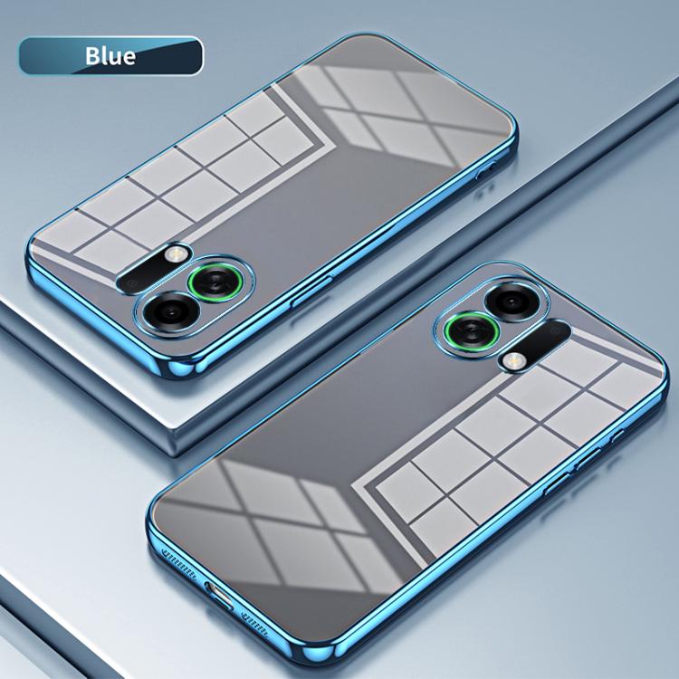 For OPPO K13 Turbo Pro Transparent Plating Fine Hole Phone Case