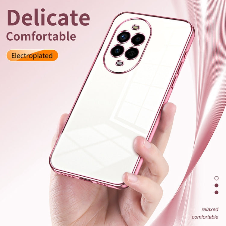 For Huawei Nova 13 Pro Transparent Plating Fine Hole Phone Case