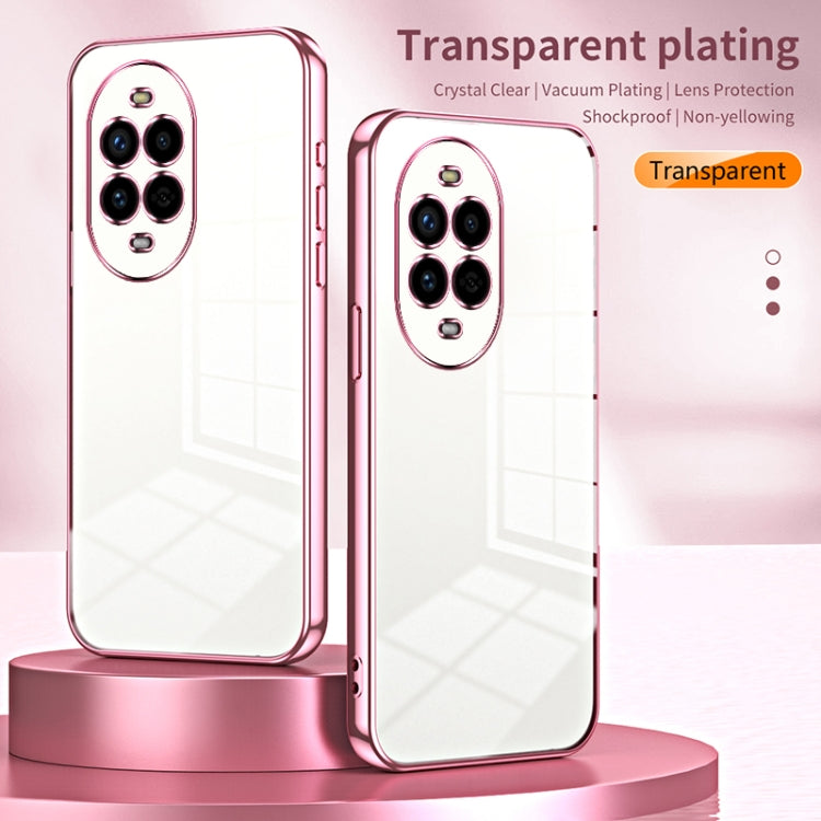 For Huawei Nova 13 Pro Transparent Plating Fine Hole Phone Case