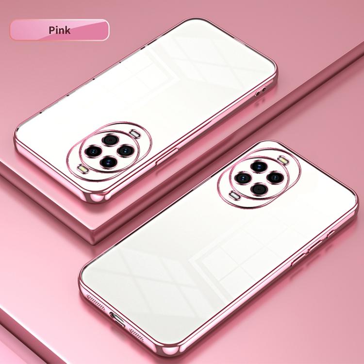 For Huawei nova 14 Transparent Plating Fine Hole Phone Case