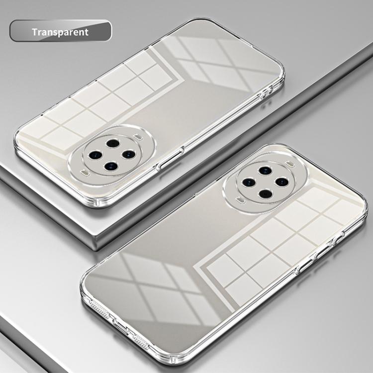 For Huawei nova 14 Transparent Plating Fine Hole Phone Case