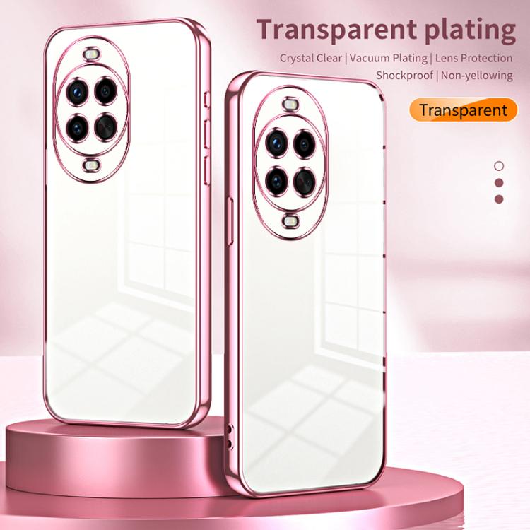 For Huawei nova 14 Pro Transparent Plating Fine Hole Phone Case