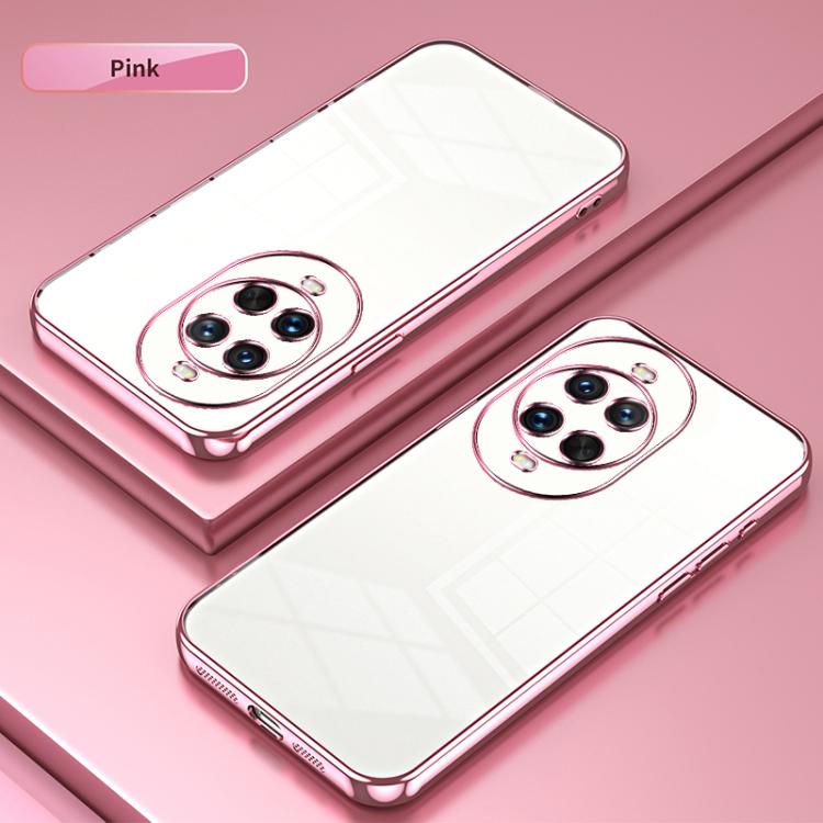 For Huawei nova 14 Ultra Transparent Plating Fine Hole Phone Case