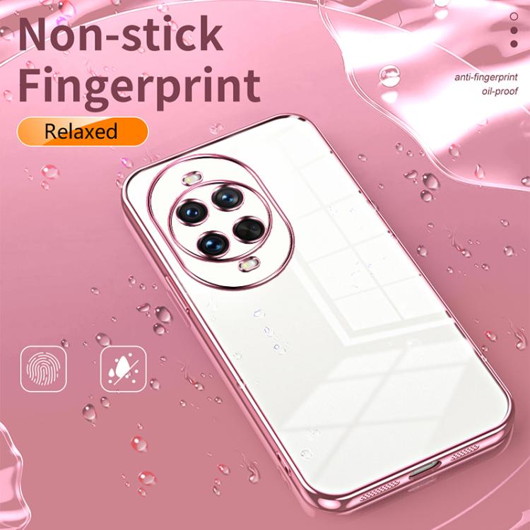 For Huawei nova 14 Ultra Transparent Plating Fine Hole Phone Case