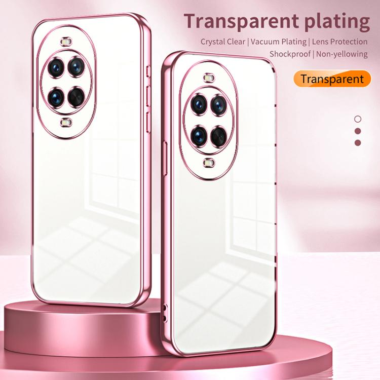For Huawei nova 14 Ultra Transparent Plating Fine Hole Phone Case