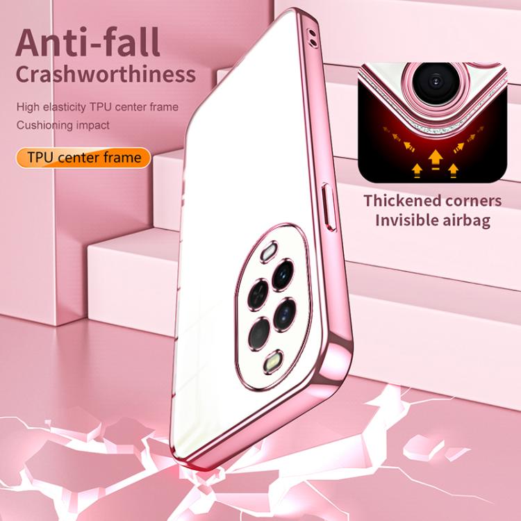 For Huawei nova 15 Transparent Plating Fine Hole Phone Case