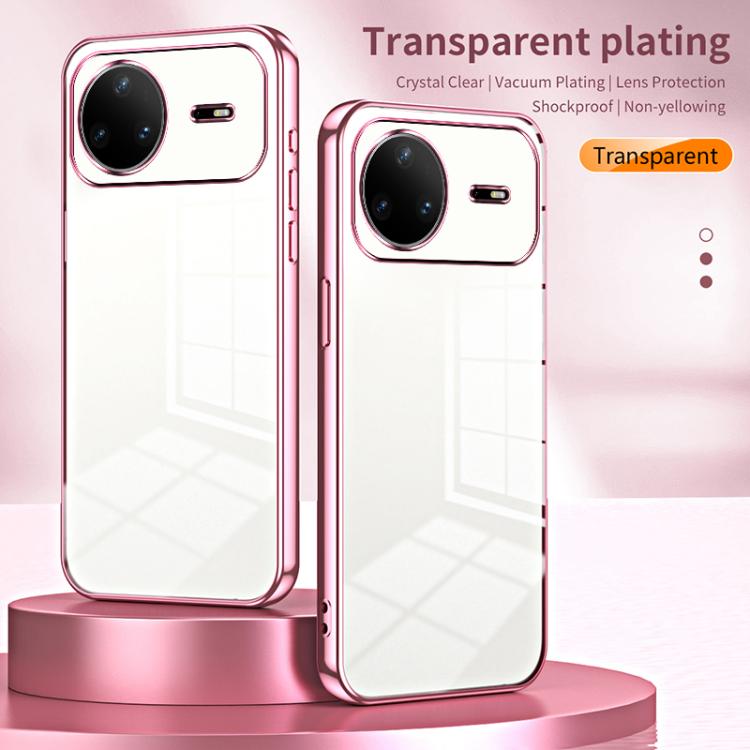 For Huawei nova 15 Pro Transparent Plating Fine Hole Phone Case