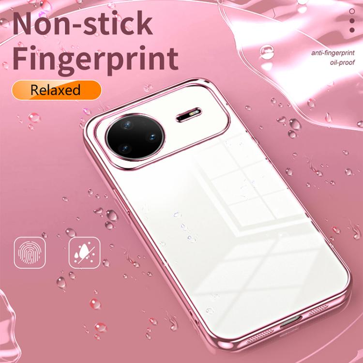 For Huawei nova 15 Pro Transparent Plating Fine Hole Phone Case