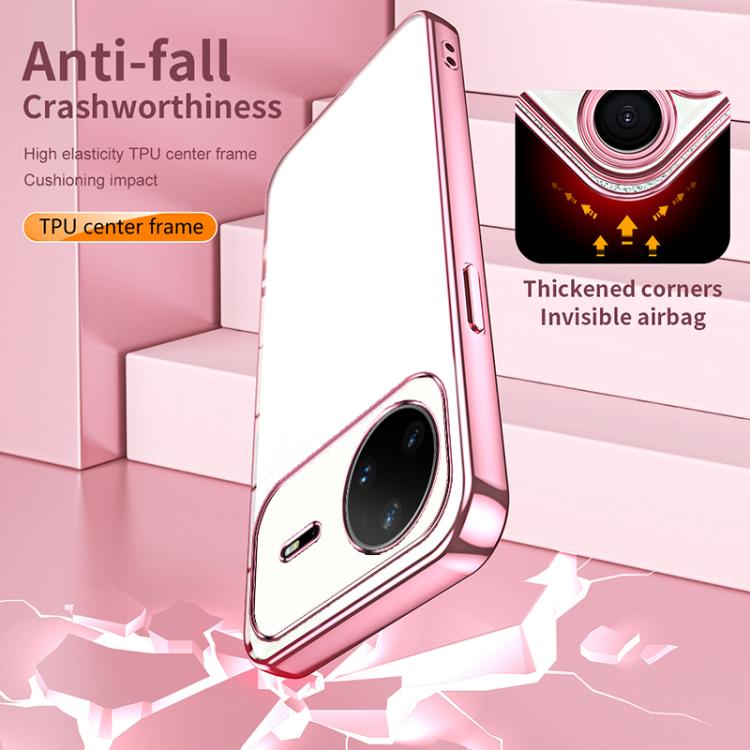 For Huawei nova 15 Pro Transparent Plating Fine Hole Phone Case