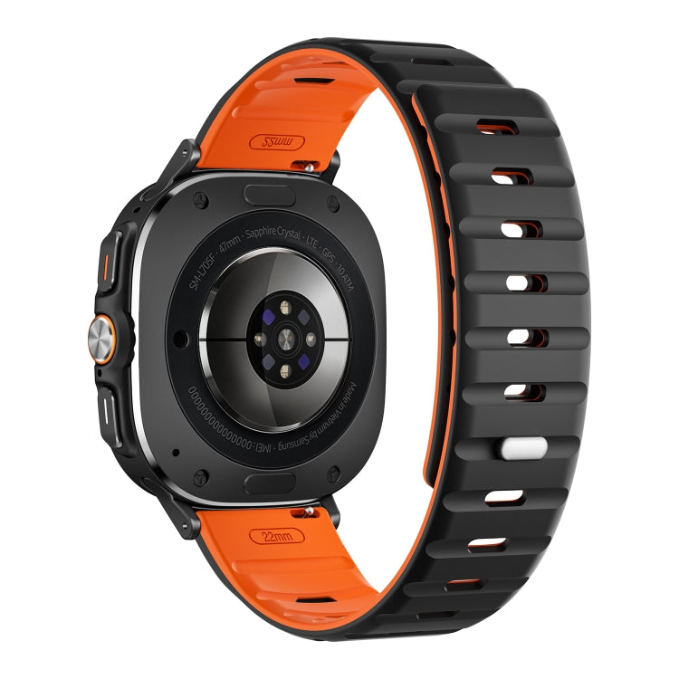 For Samsung Galaxy Watch Ultra 47mm / Ultra 2025 Magnetic Silicone Watch Band