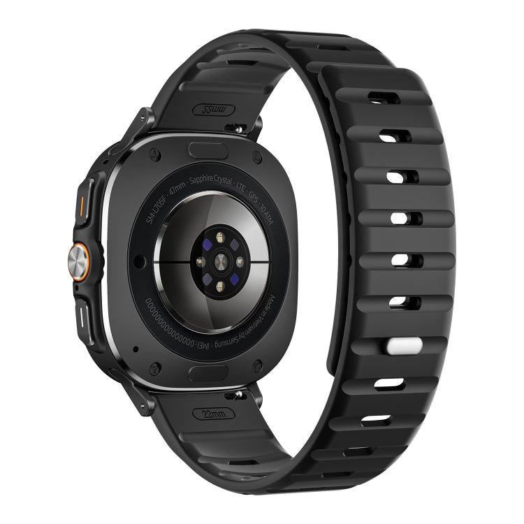 For Samsung Galaxy Watch Ultra 47mm / Ultra 2025 Magnetic Silicone Watch Band