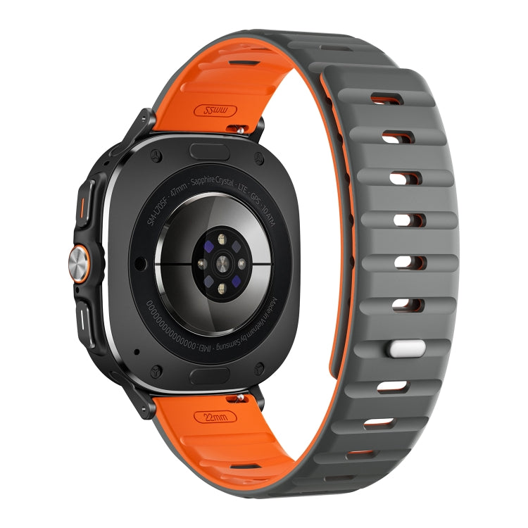 For Samsung Galaxy Watch Ultra 47mm / Ultra 2025 Magnetic Silicone Watch Band