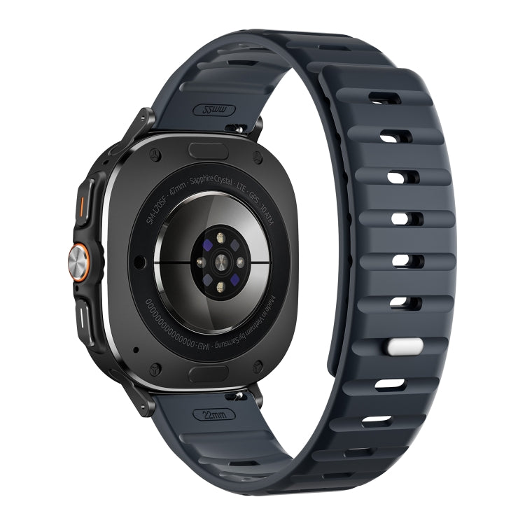 For Samsung Galaxy Watch Ultra 47mm / Ultra 2025 Magnetic Silicone Watch Band