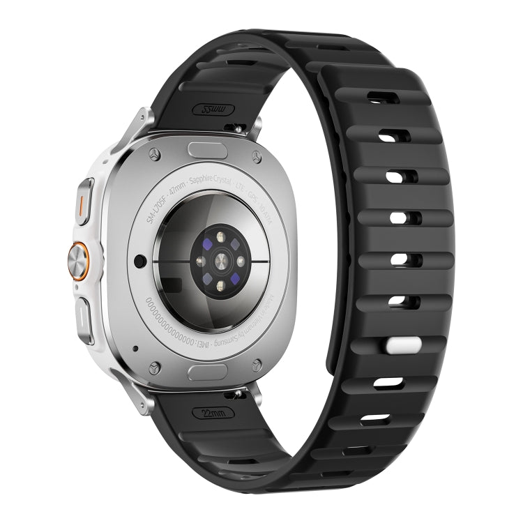 For Samsung Galaxy Watch Ultra 47mm / Ultra 2025 Magnetic Silicone Watch Band
