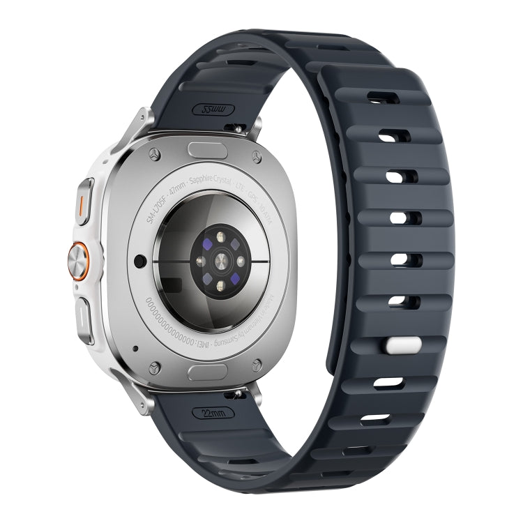 For Samsung Galaxy Watch Ultra 47mm / Ultra 2025 Magnetic Silicone Watch Band