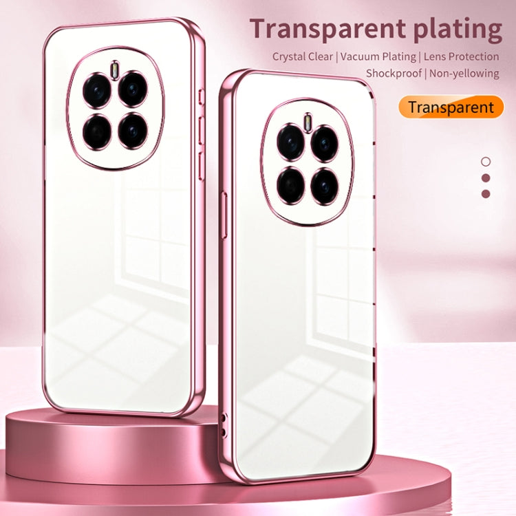 For Honor Magic7 Transparent Plating Fine Hole Phone Case