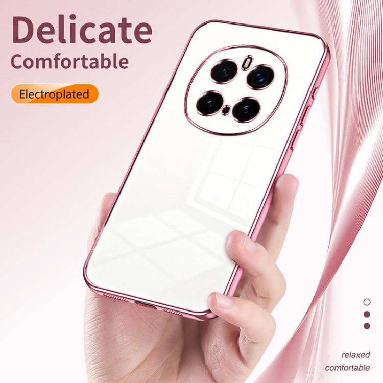 For Honor Magic7 Pro Transparent Plating Fine Hole Phone Case