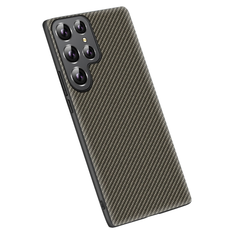 For Samsung Galaxy S25 Ultra 5G Carbon Fiber Texture Printing Phone Case
