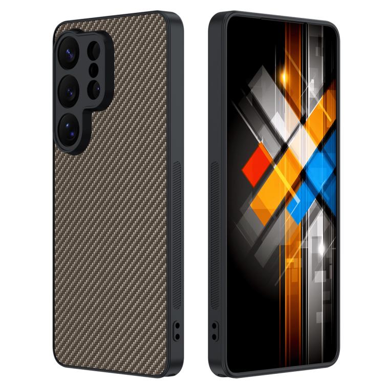For Samsung Galaxy S26 Ultra 5G Carbon Fiber Texture Printing Phone Case