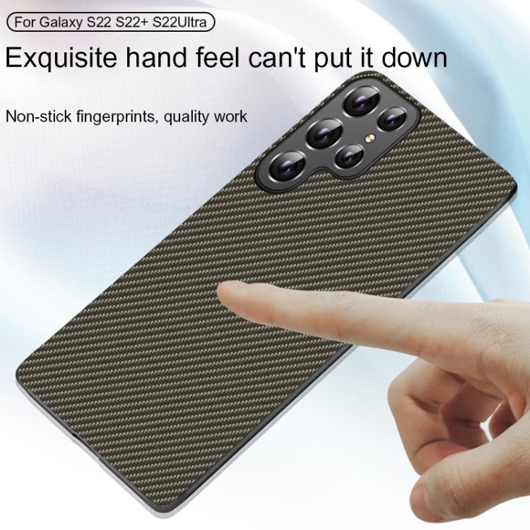 For Samsung Galaxy S25 5G Carbon Fiber Texture Printing Phone Case