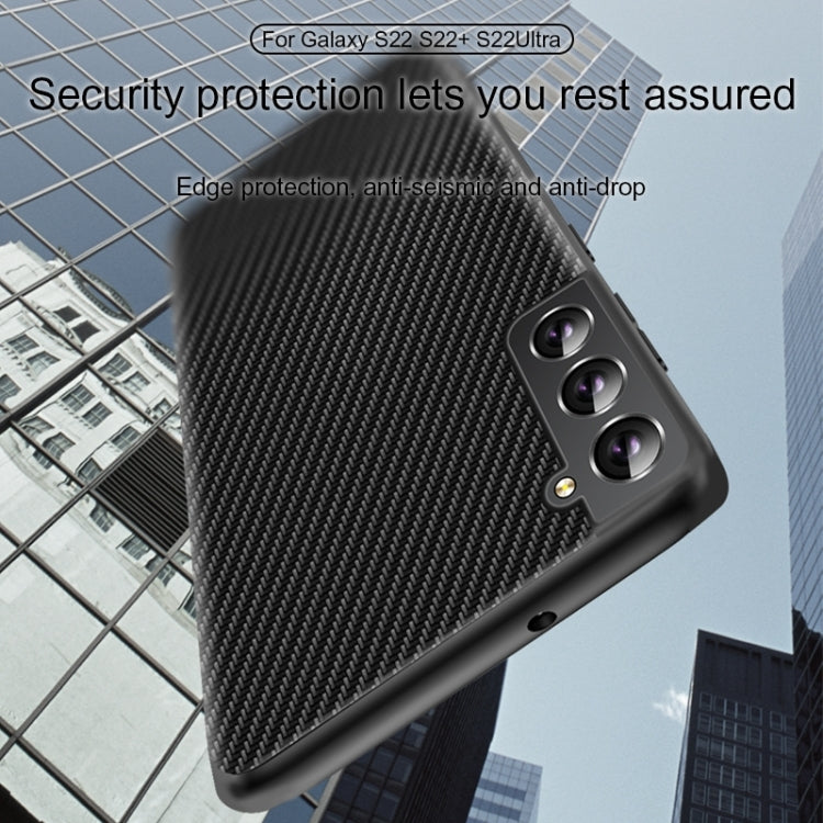 For Samsung Galaxy S26+ 5G Carbon Fiber Texture Printing Phone Case