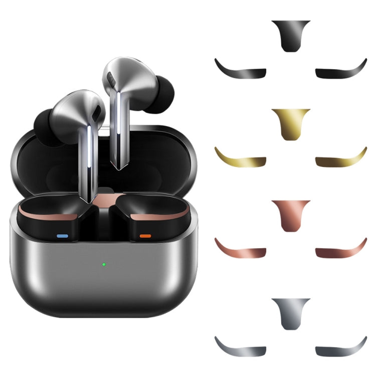 For Samsung Galaxy Buds3 Pro Bluetooth Earphone Charging Box Metal Stickers
